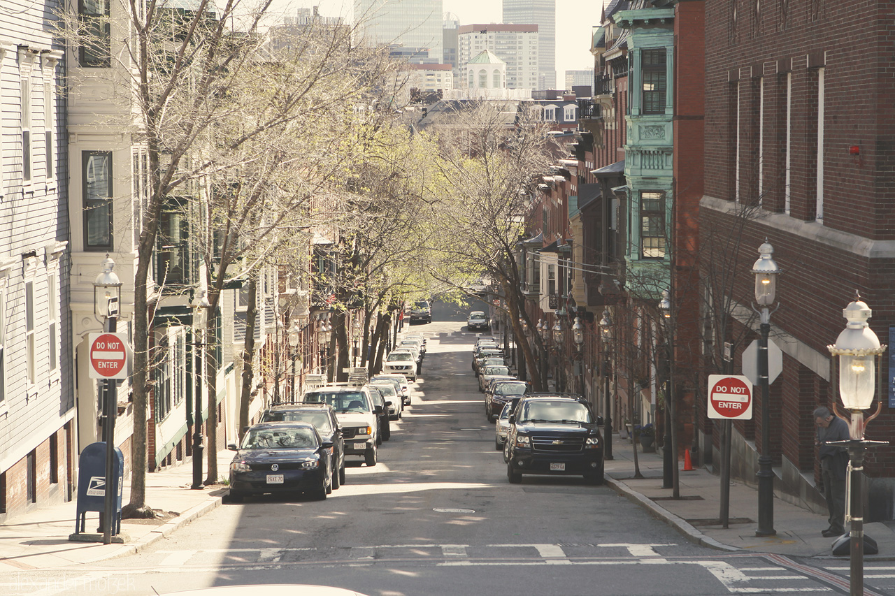 Alley Foto von Gasse in Boston
